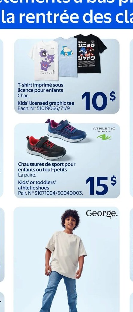 T-Shirt imprimé sous licence pour enfants