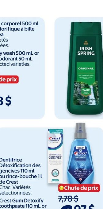 Softsoap Irish Spring body wash 591 mL