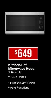 KitchenAid® Microwave Hood, 1.9 cu. ft.