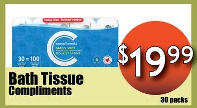 Bath Tissue Compliments