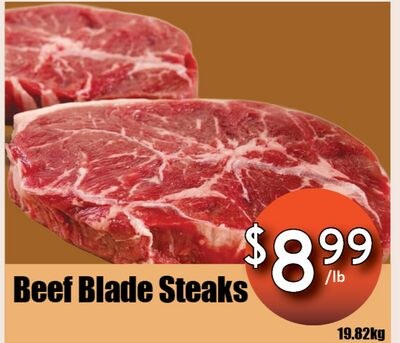 Beef Blade Steaks