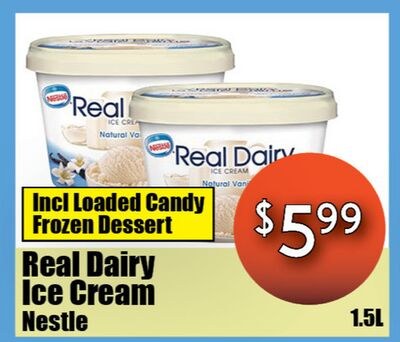 Real Dairy Ice Cream