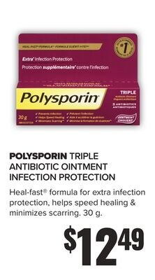 POLYSPORIN TRIPLE ANTIBIOTIC OINTMENT INFECTION…