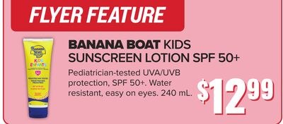 BANANA BOAT KIDS SUNSCREEN LOTION SPF 50 +