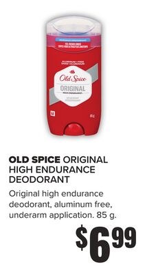 OLD SPICE ORIGINAL HIGH ENDURANCE DEODORANT