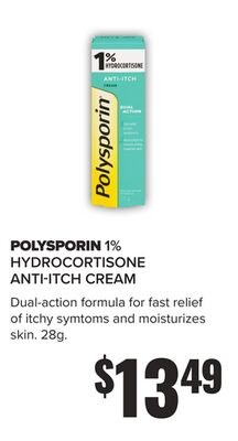 POLYSPORIN 1% HYDROCORTISONE ANTI-ITCH CREAM