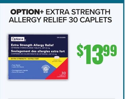 OPTION+ EXTRA STRENGTH ALLERGY RELIEF