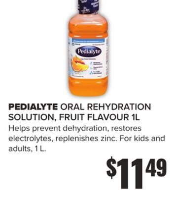 PEDIALYTE ORAL REHYDRATION SOLUTION, FRUIT FLAV…