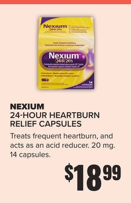NEXIUM 24-HOUR HEARTBURN RELIEF CAPSULES