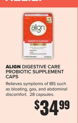 ALIGN DIGESTIVE CARE PROBIOTIC SUPPLEMENT CAPS
