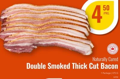 Naturally Cured Double Smoked Thick Cut Bacon