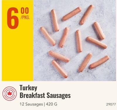 Turkey Breakfast Sausages