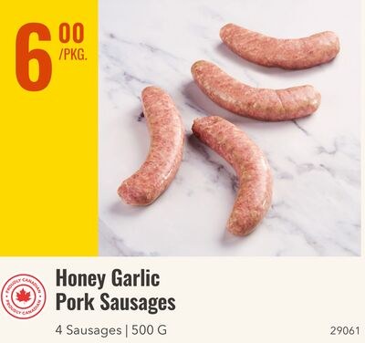 Honey Garlic Pork Sausages