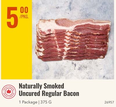 Naturally Smoked Uncured Regular Bacon