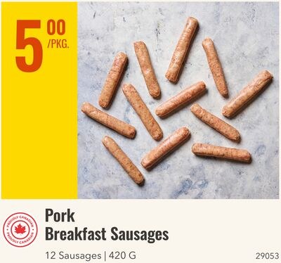 Pork Breakfast Sausages