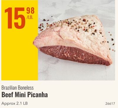 Brazilian Boneless Beef Mini Picanha