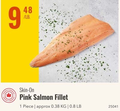 Skin-On Pink Salmon Fillet