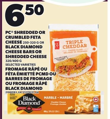 PC® SHREDDED OR CRUMPLED FETA CHEESE, 250 - 320…