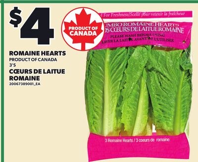 ROMAINE HEARTS, 3'S