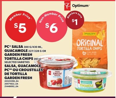 PC® SALSA 300 G/430 ML, GUACAMOLE 227/228 G OR …