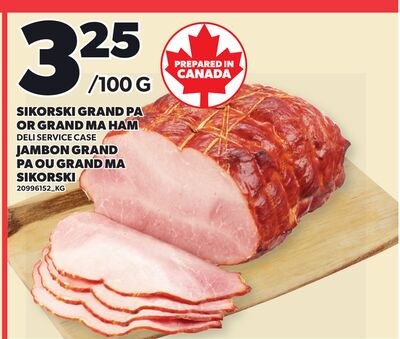 SIKORSKI GRAND PA OR GRAND MA HAM
