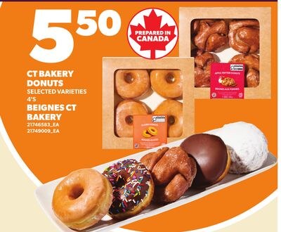 CT BAKERY DONUTS, 4'S