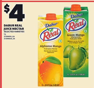 DABUR REAL JUICE NECTAR, 1 L