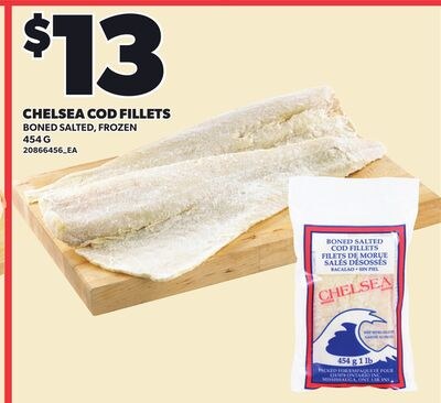 CHELSEA COD FILLETS, 454 g