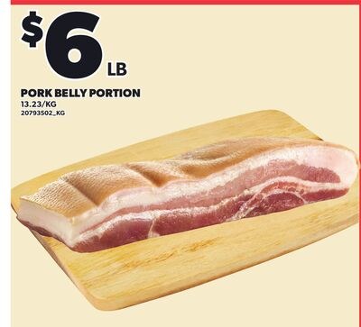 PORK BELLY PORTION