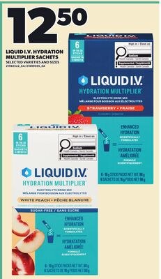 LIQUID I.V. HYDRATION MULTIPLIER SACHETS