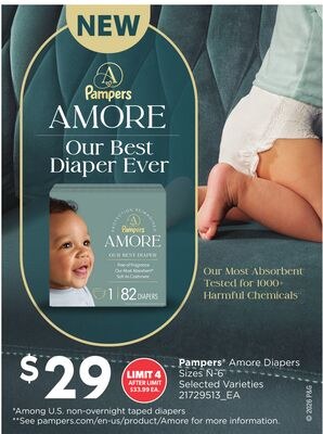 PAMPERS® AMORE DIAPERS
