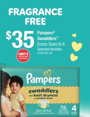 PAMPERS SWADDLERS