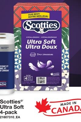 SCOTTIES®' ULTRA SOFT, 4-PACK