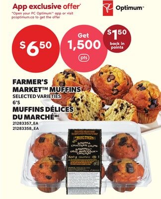 FARMER'S MARKET™ MUFFINS, 6'S