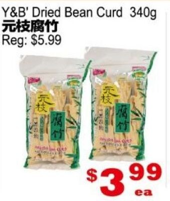 Y&B' Dried Bean Curd