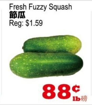 Fresh Fuzzy Squash