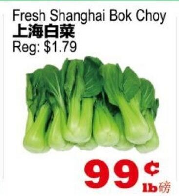 Fresh Shanghai Bok Choy
