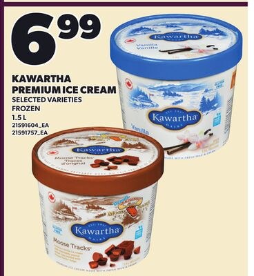 KAWARTHA PREMIUM ICE CREAM, 1.5 L