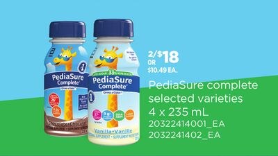 PEDIASURE COMPLETE, 4 X 235 ML