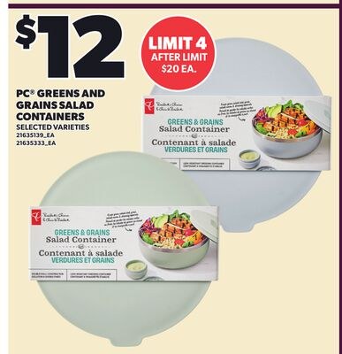 PC® GREENS AND GRAINS SALAD CONTAINERS