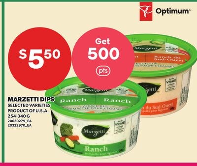 MARZETTI DIPS, 254-340 G