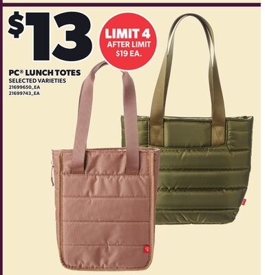 PC® LUNCH TOTES