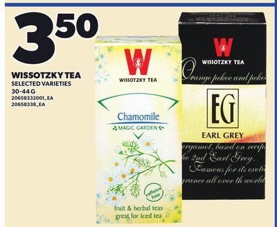 WISSOTZKY TEA, 30-44 G