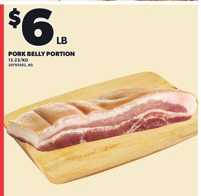 PORK BELLY PORTION