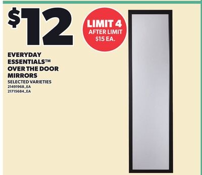 EVERYDAY ESSENTIALS™ OVER THE DOOR MIRRORS