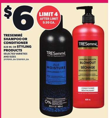 TRESEMME SHAMPOO OR CONDITIONER, 828 ML OR STYL…