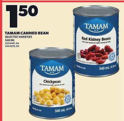 TAMAM CANNED BEAN, 540 ML