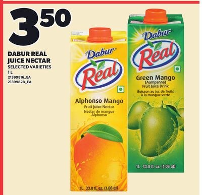 DABUR REAL JUICE NECTAR, 1 L