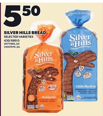 SILVER HILLS BREAD, 430/680 G