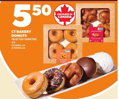CT BAKERY DONUTS, 4'S